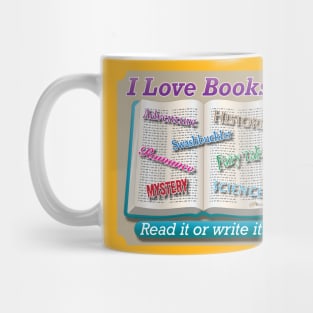 I Love Books Mug